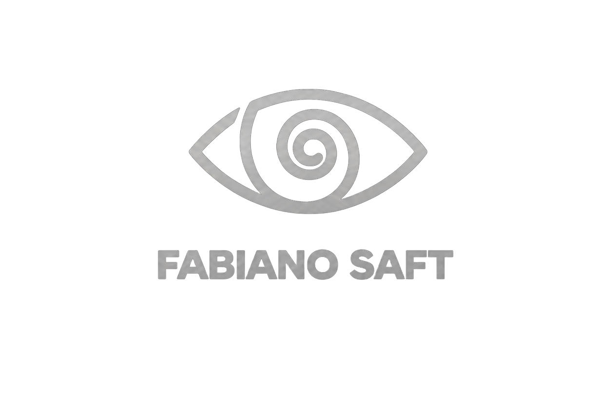 assinatura visual de fabiano saft — olho com espiral